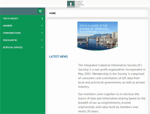 Tablet Screenshot of icisociety.ca